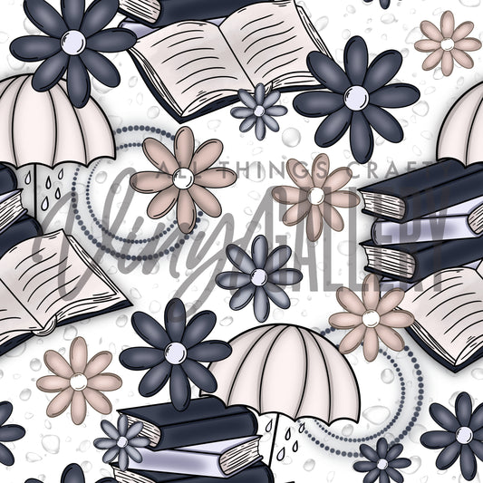 Books and Rainy Days Patterns