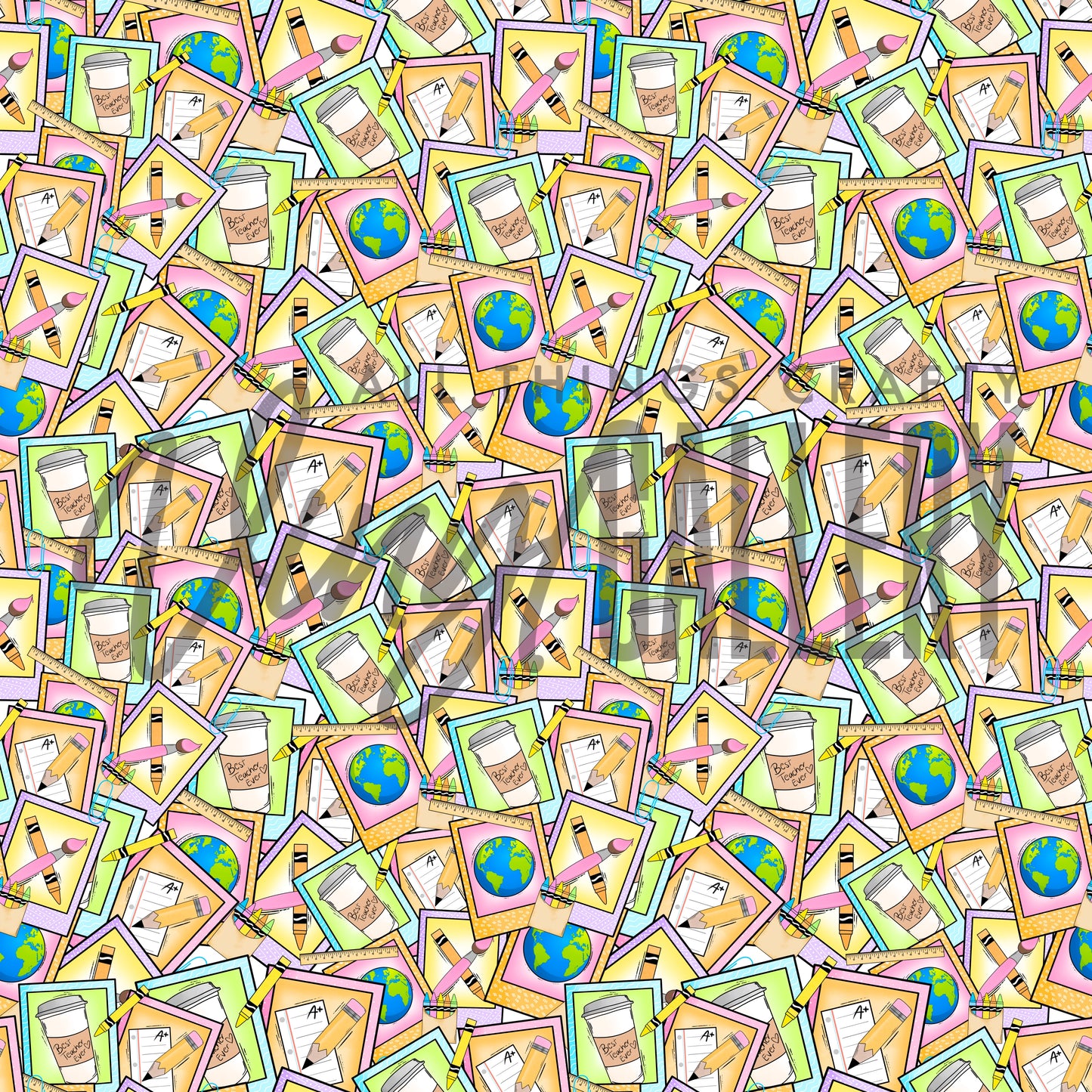 Teacher Polaroid Patterns