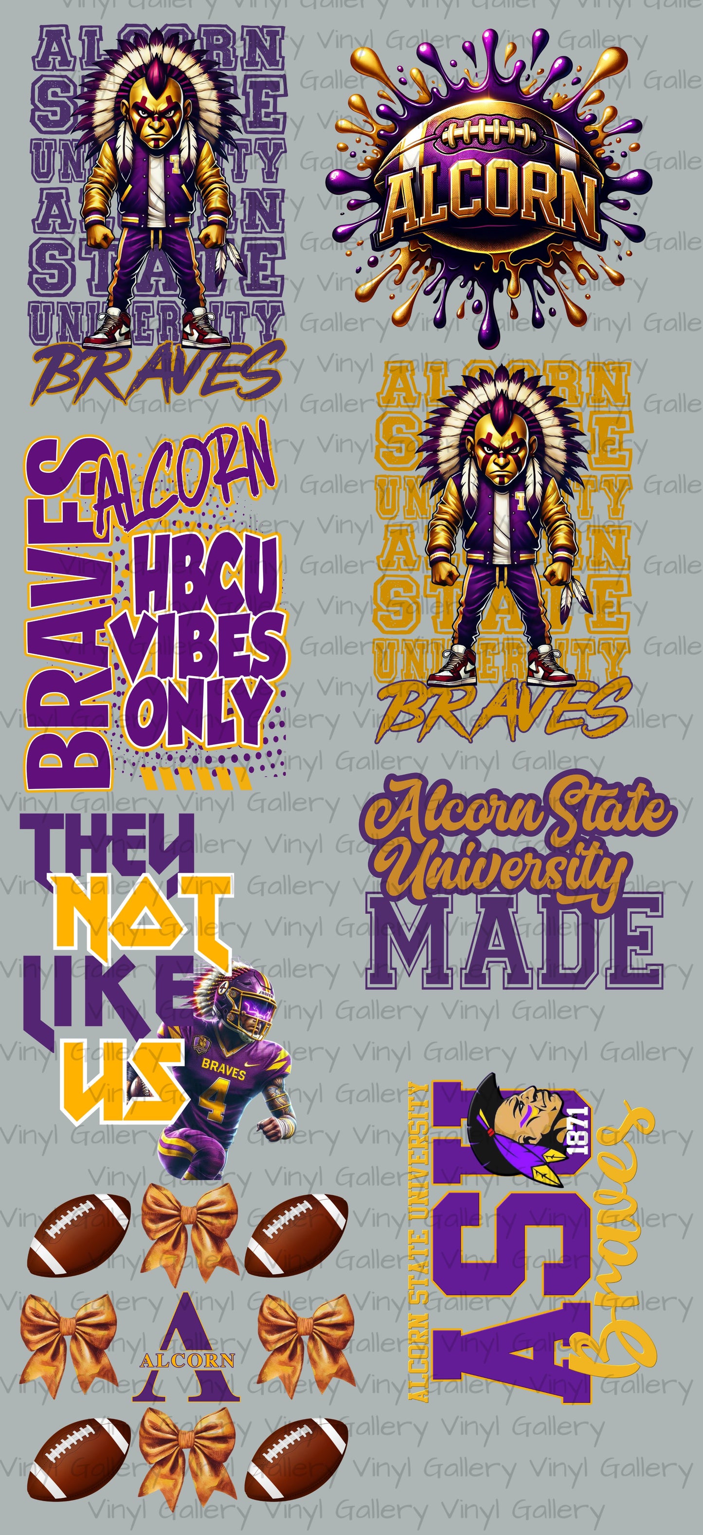 Premade 48inch Braves DTF Gangsheet
