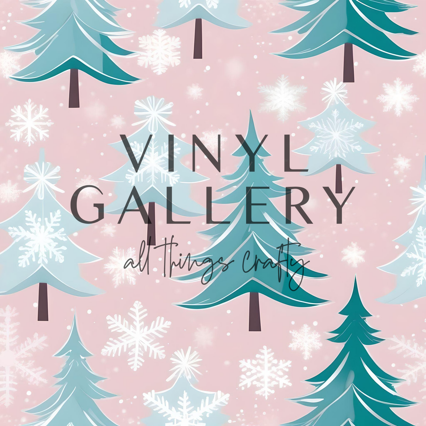 Pastel Xmas Trees 4 Pattern