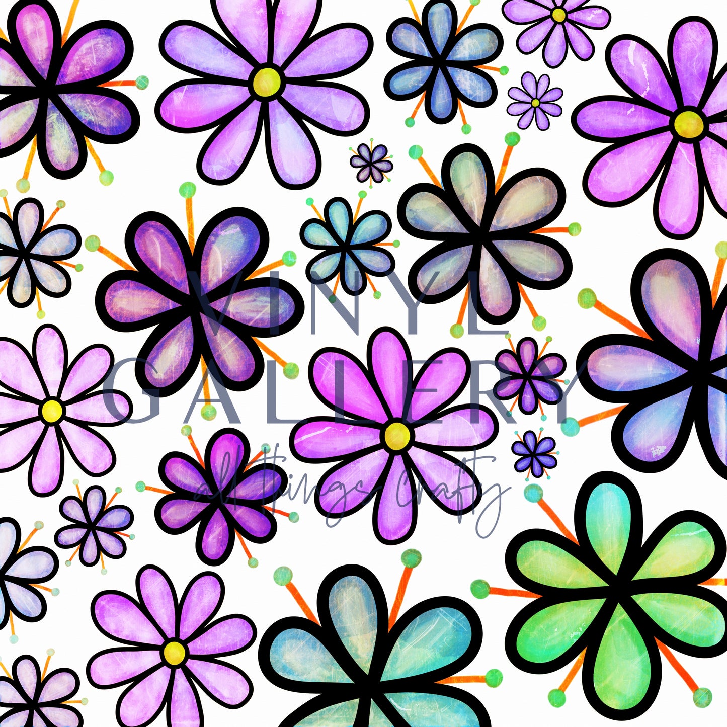 Doodle Floral Patterns