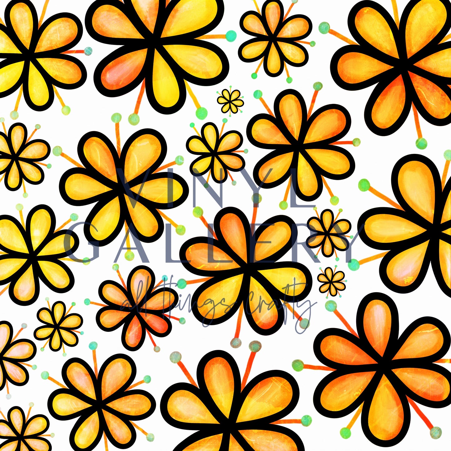 Doodle Floral Patterns