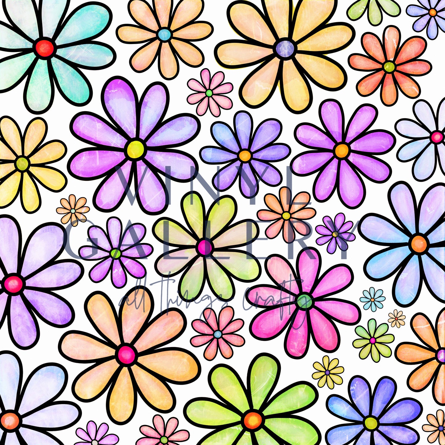 Doodle Floral Patterns
