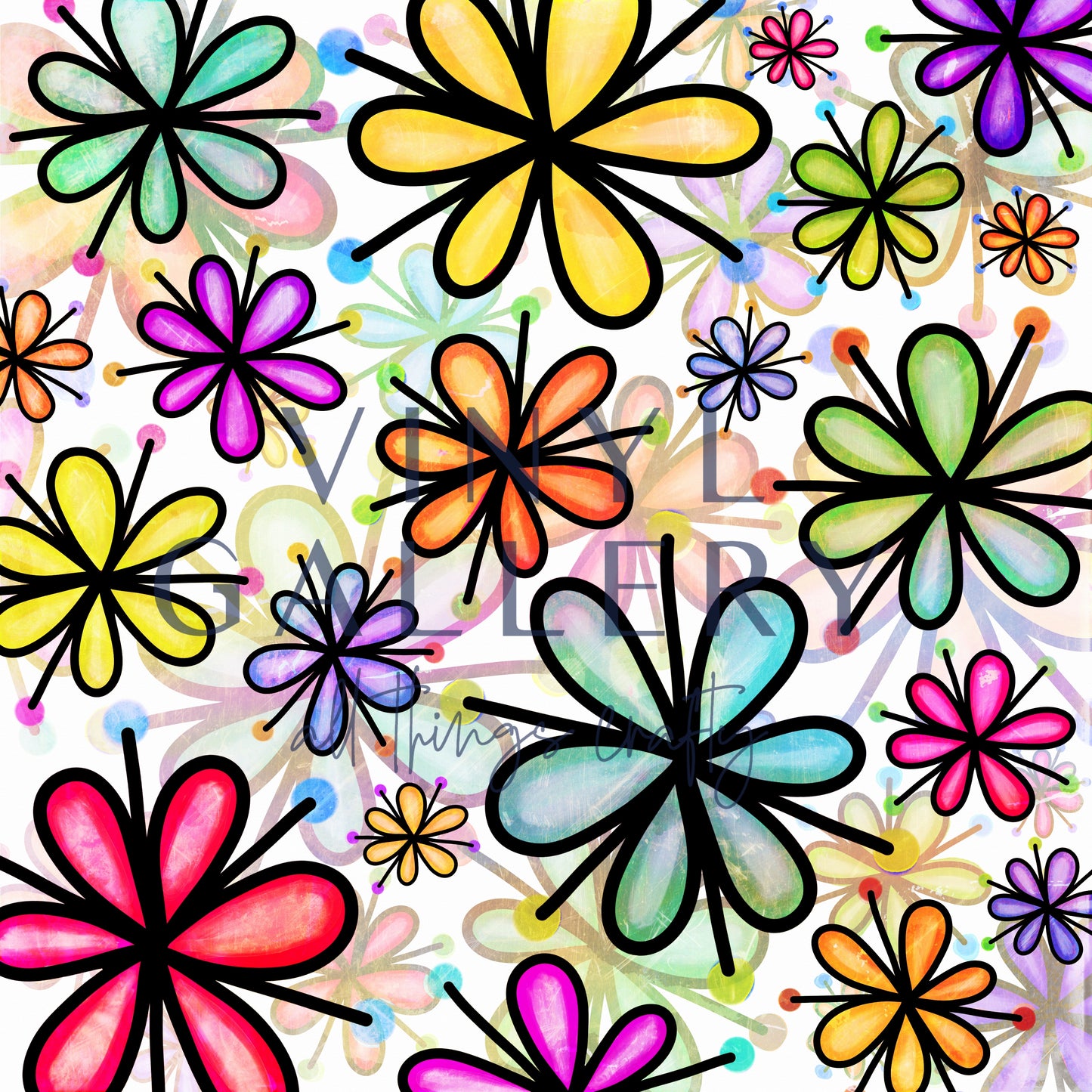 Doodle Floral Patterns