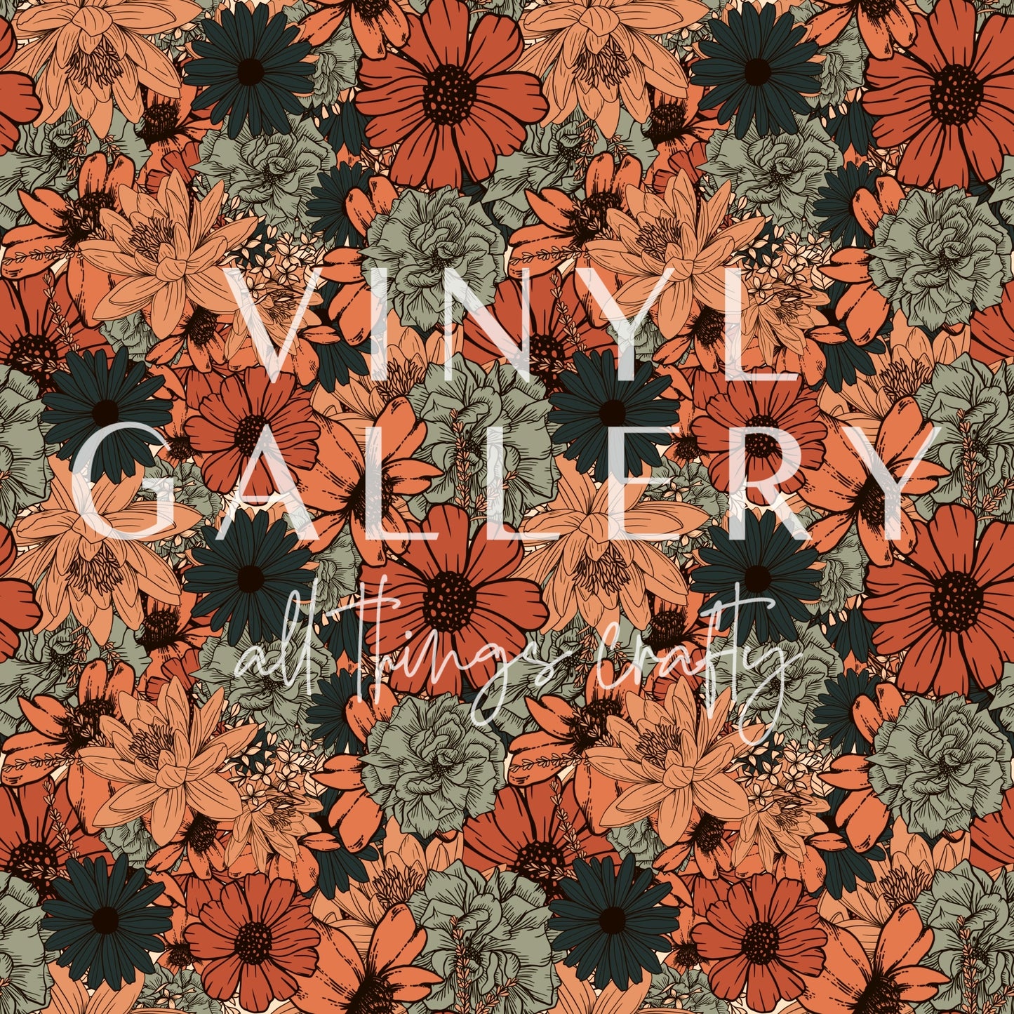 Retro Floral 1 Pattern
