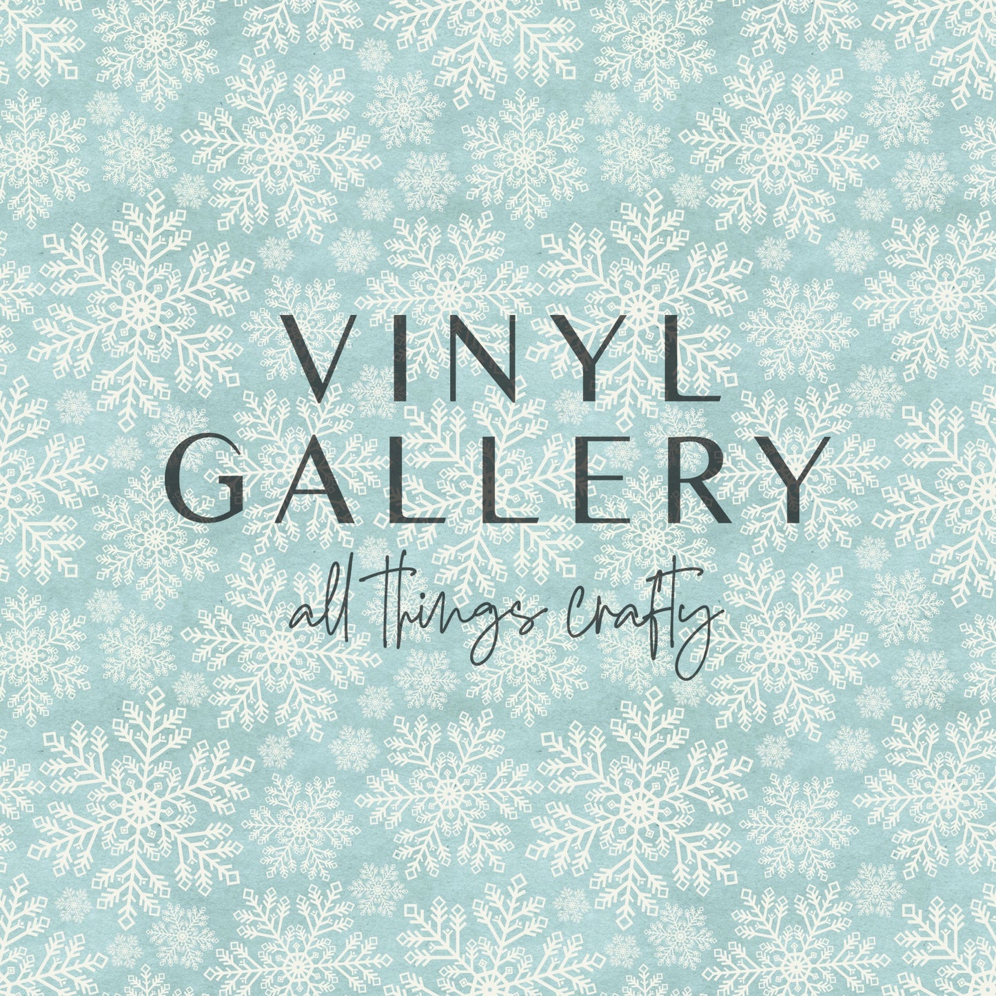 Blue Snowflakes Pattern