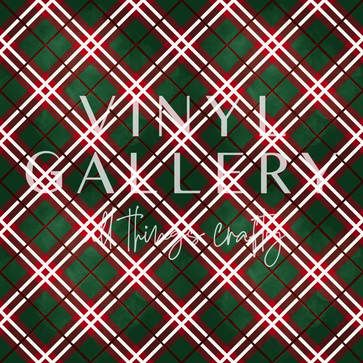 Green Red Diagonal Xmas Pattern