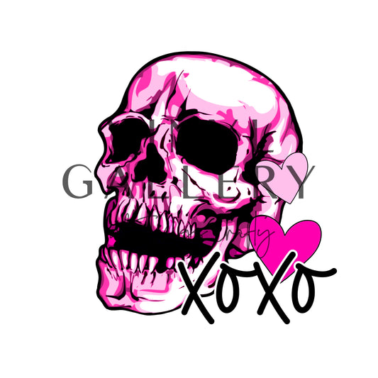 Skullie XOXO Decal