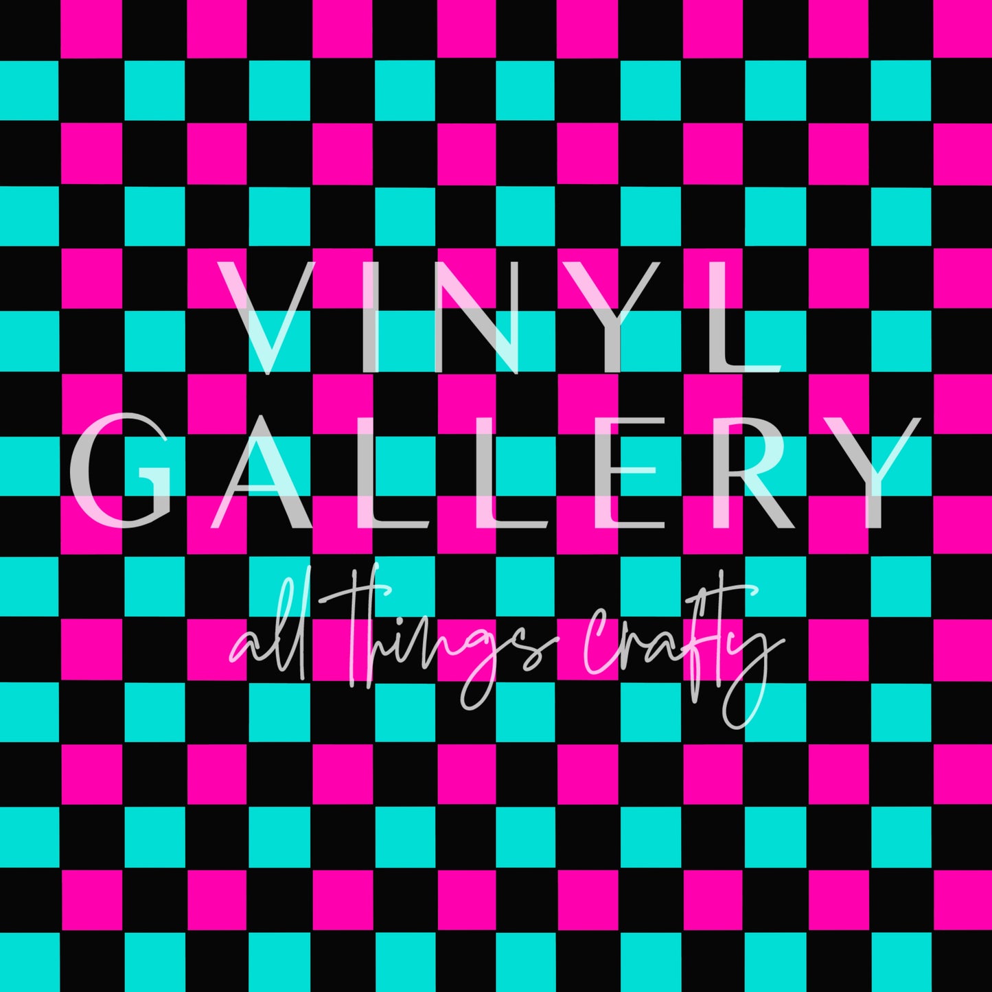 Checkered Pink & Blue Pattern