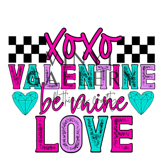 XOXO Be Mine Decal