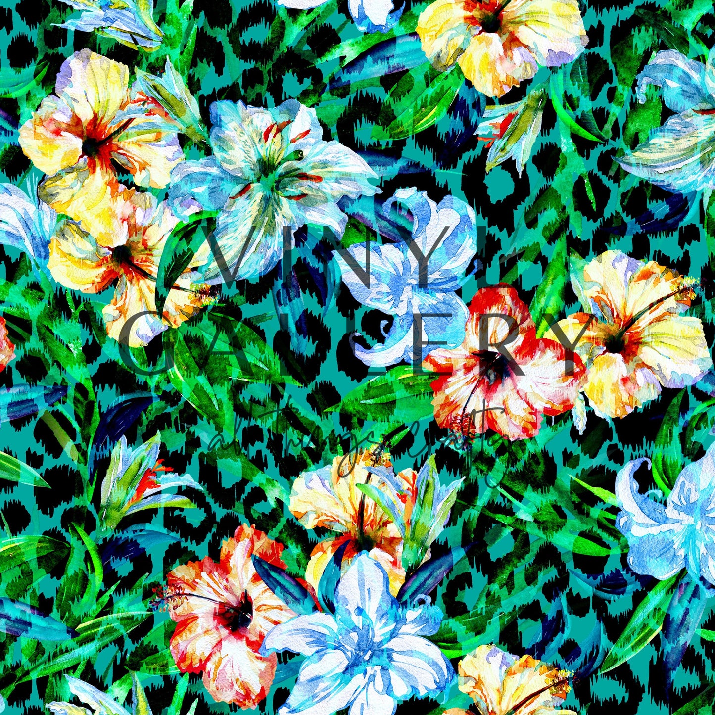 Floral Leopard Pattern 3