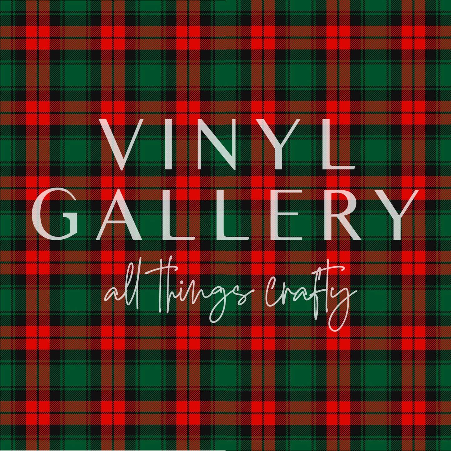 Green Red Plaid Xmas Pattern