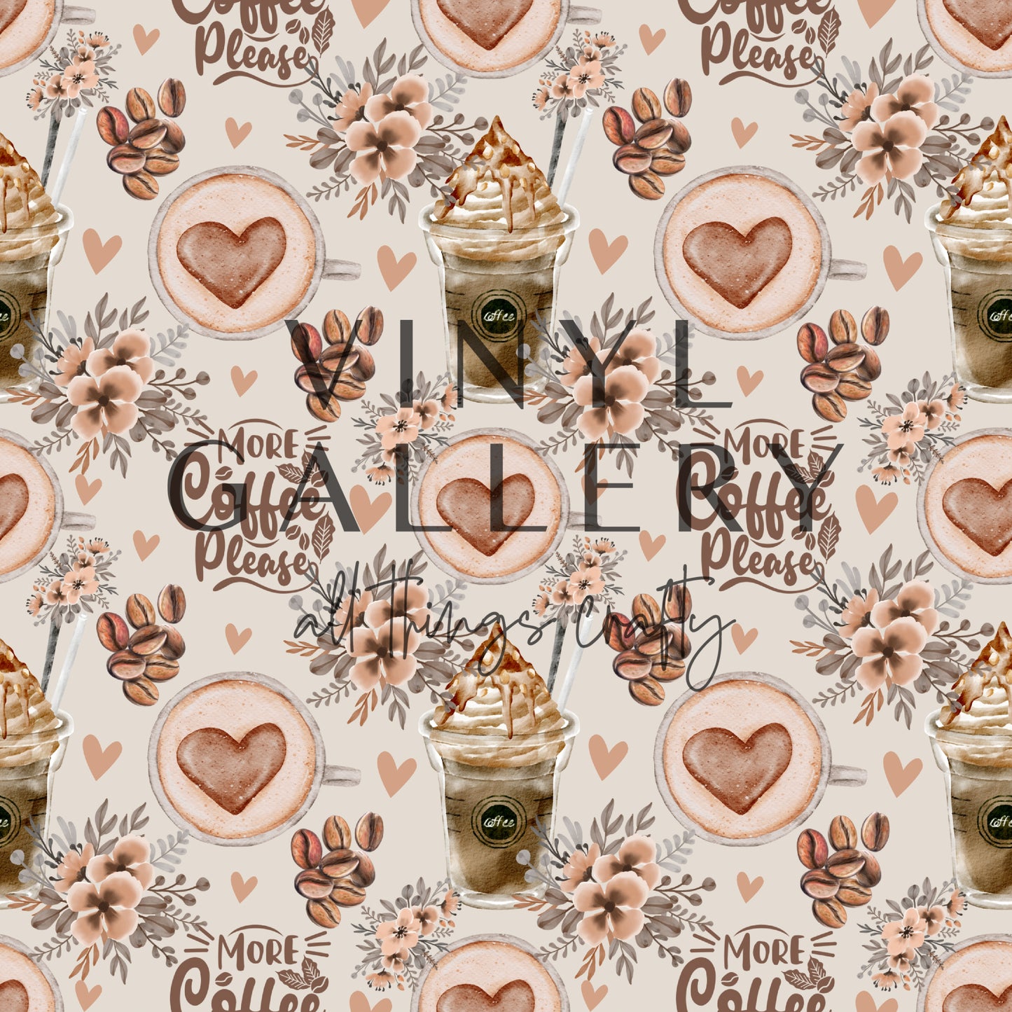 More Coffee Please Pattern