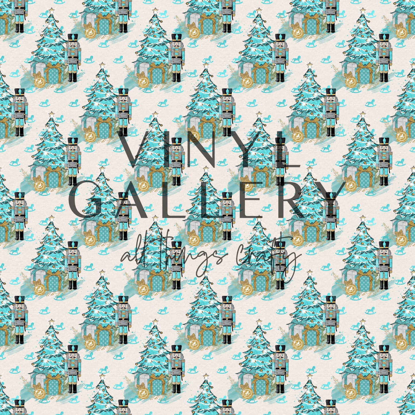 Teal Nutcracker Pattern