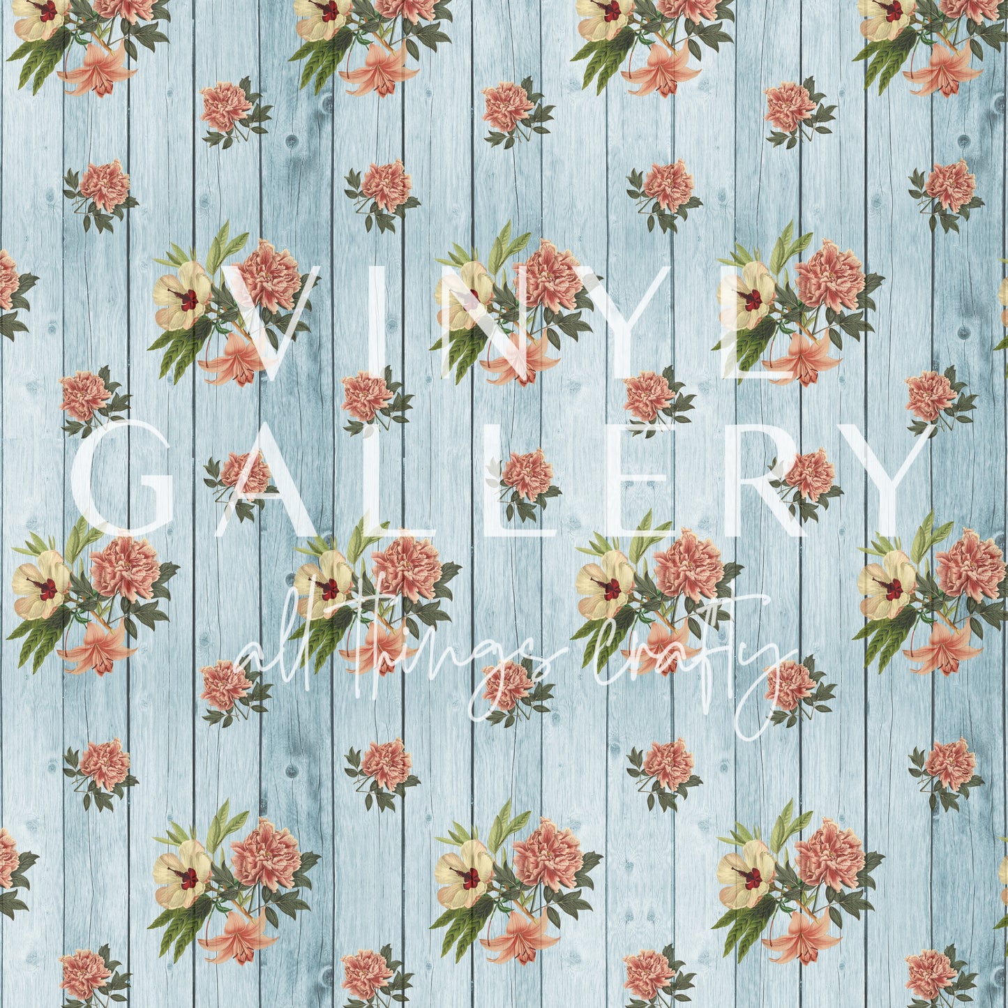 Woodgrain Floral Patterns