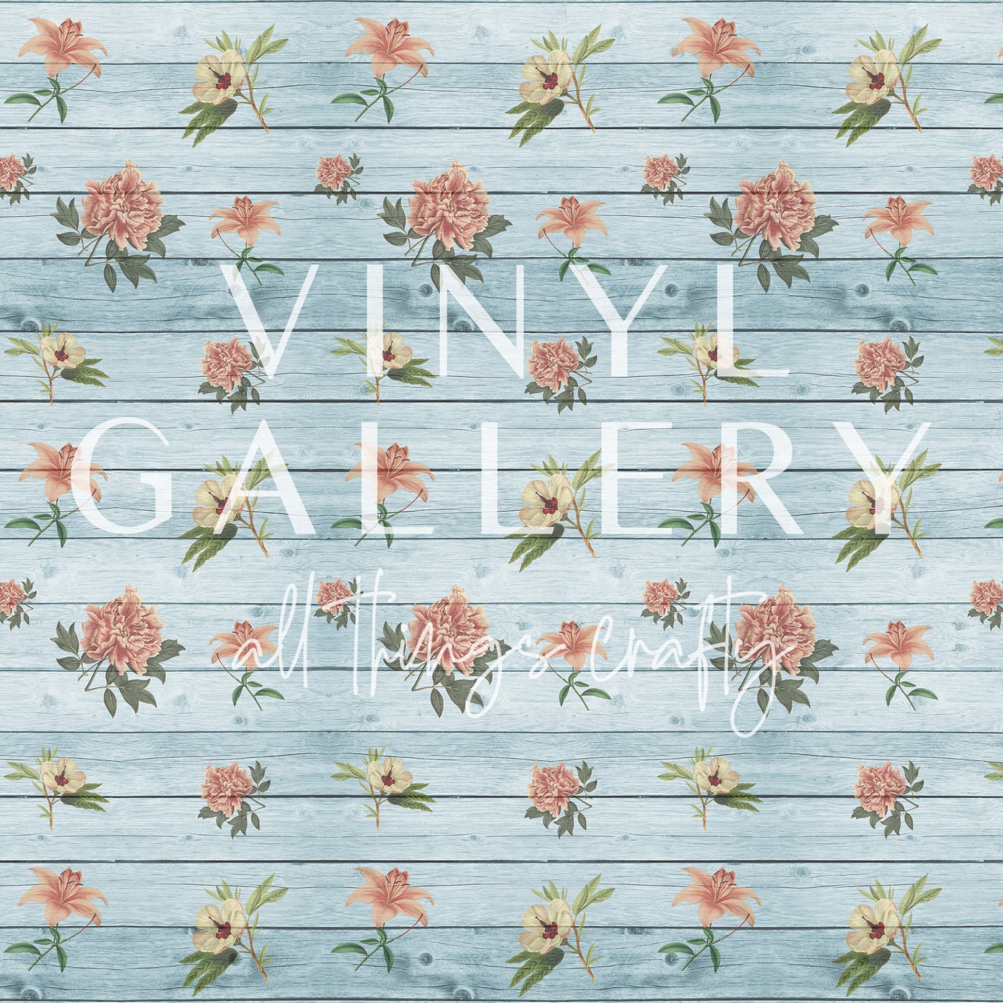 Woodgrain Floral Patterns