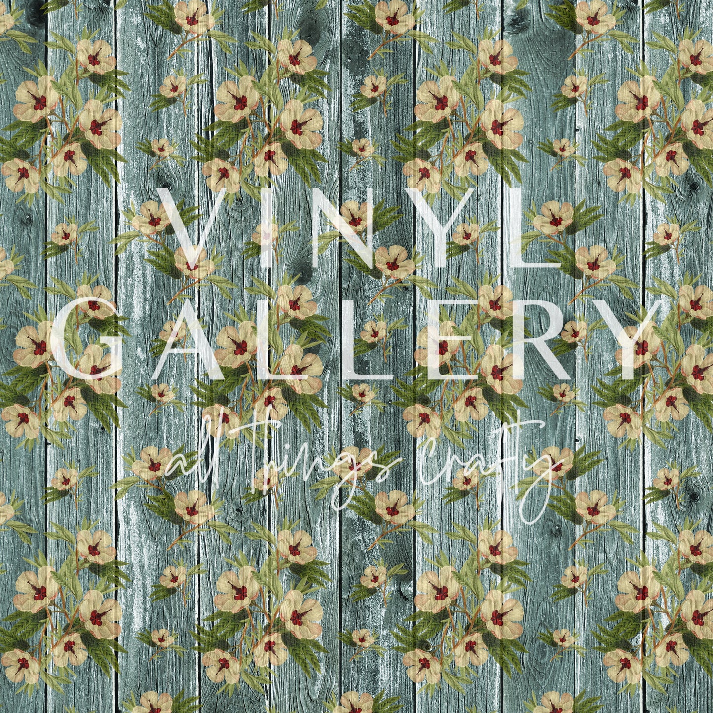 Woodgrain Floral Patterns