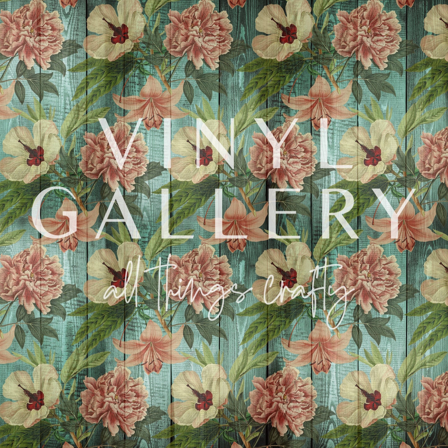 Woodgrain Floral Patterns