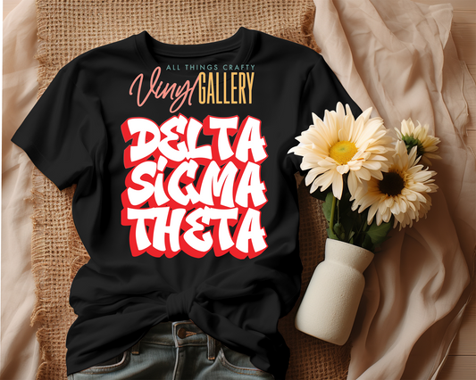 Delta Sigma Theta Graffiti Tee