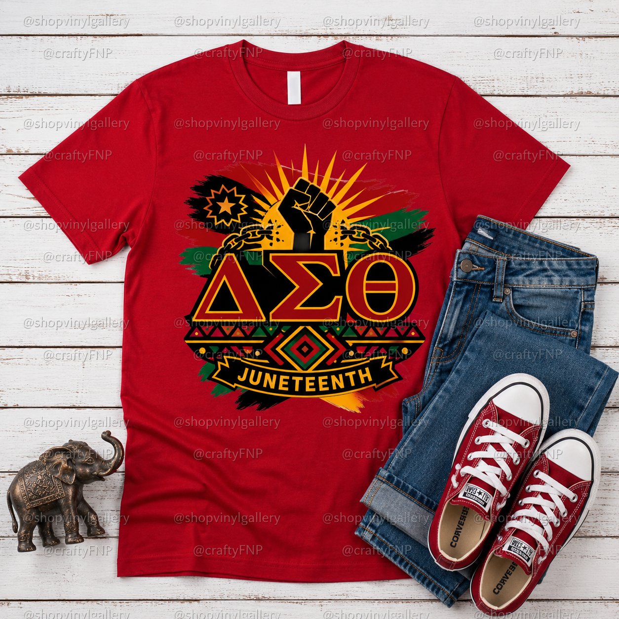 Juneteenth ΔΣΘ-Inspired T-Shirt