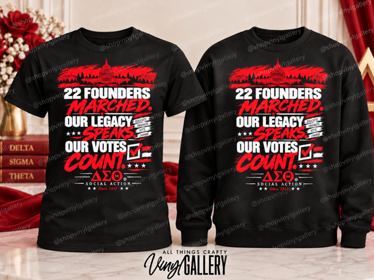 Our Votes Count | Delta Sigma Theta Social Action T-Shirt & Sweatshirt