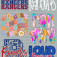 Premade 48inch Richland Rangers DTF Gangsheet