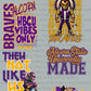 Premade 48inch Braves DTF Gangsheet