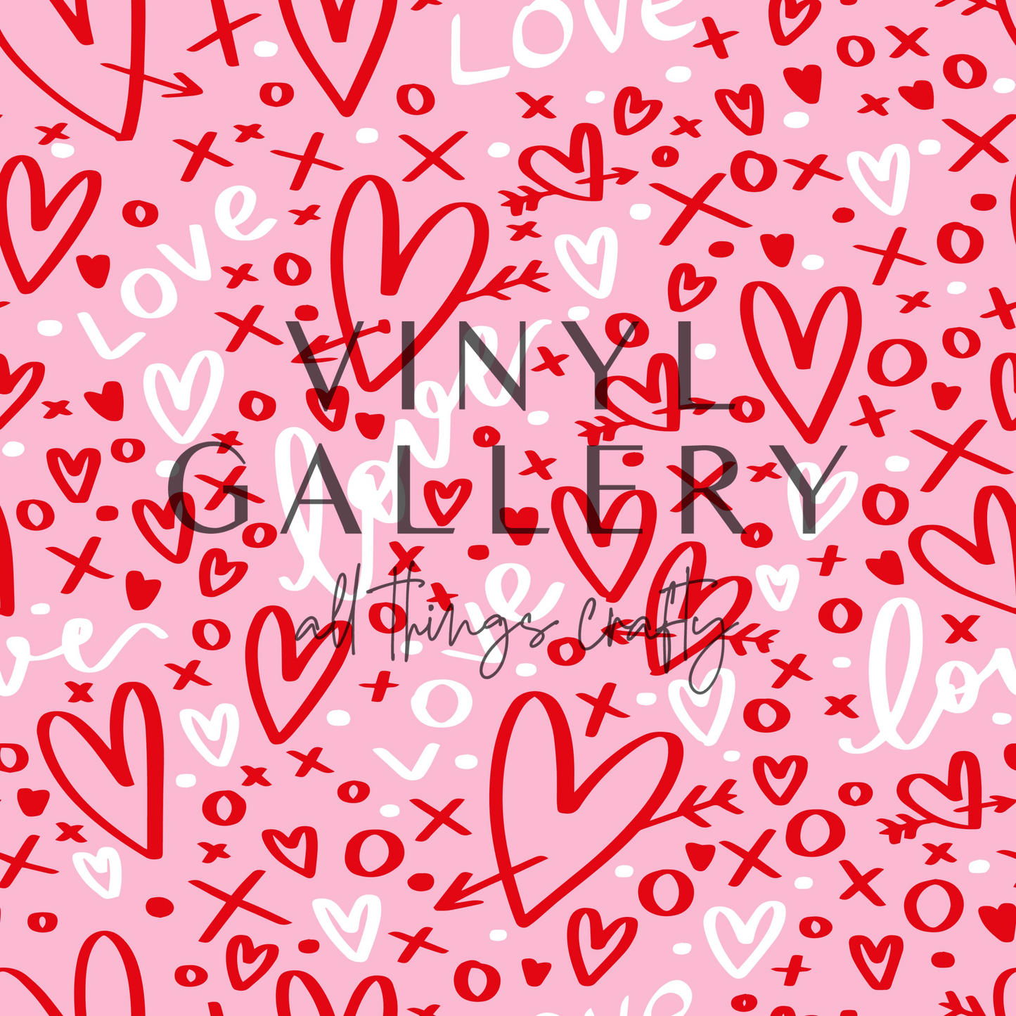 Valentine's Doodle Hearts Patterns