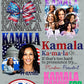 Premade 48inch Kamala Harris DTF Gangsheet
