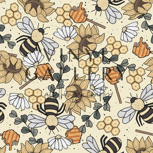 Bee Floral 1