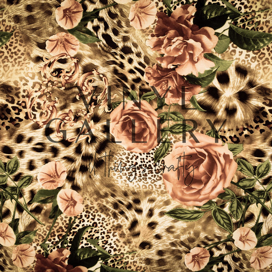 Floral Leopard Pattern 1